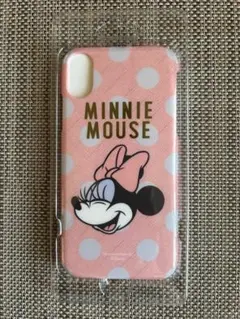 ミニーマウス iPhone X/ XS ケース　未使用品