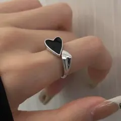 ♥️残りわずか♥️レディース　リング　指輪　シルバー　ハート　シンプル　フリー