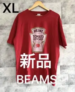 新品　タグ付　B:MING by BEAMS HEINZ Tシャツ レッドトマト