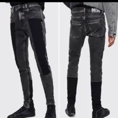 極美品 DIESEL ディーゼル D-AMNY ストレッチ スキニー W30