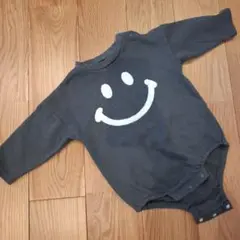 バースデイ　SMILEY FACE ロンパース 80
