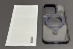 新品画面フィルム付き！　CASEKOO iPhone14Proケース　パープル