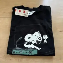 FM802 35th PEANUTS Tシャツ 黒 メンズS