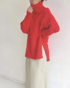 新品未使用 アントマリーズ タートルニット セーター カーディガン ピンク