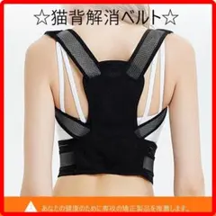 美しい姿勢でスタイルアップ♪猫背矯正ベルト 腰痛 肥満防止 Lサイズ