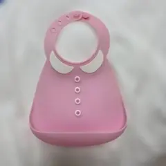 make my day シリコンお食事エプロン　ピンク
