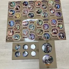 鬼滅の刃 21巻同梱版32キャラシール、22巻同梱版 缶バッチセット