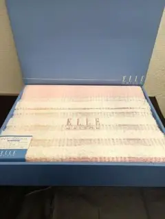 【未使用‼】ELLE MAISON チェック柄 タオルケット
