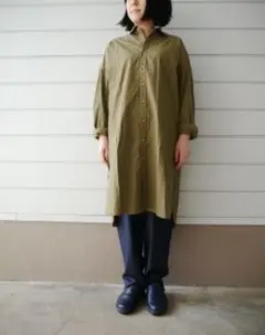 ヴェリテクール Veritecoeu ロング シャツ ワンピース