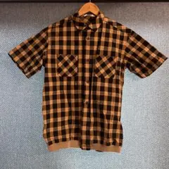 チェック柄 半袖シャツ
