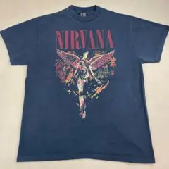 NIRVANA IN UTERO Tシャツ グッドフェード シングルステッチ