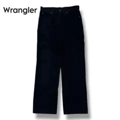 【Wrangler】ブラックパンツ / W30