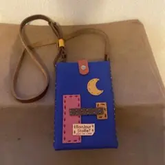 Bonjour Store スマホショルダーバッグ 青