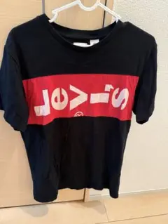 Levi's ロゴ Tシャツ Sサイズ 黒/赤