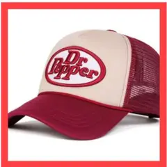 ⭐️SALE⭐️Dr Pepper＊ドクターペッパー＊メッシュキャップ＊赤＊メンズ