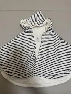 プチバトー　Petit Bateau ベビーポンチョ　ベビー防寒用　退院