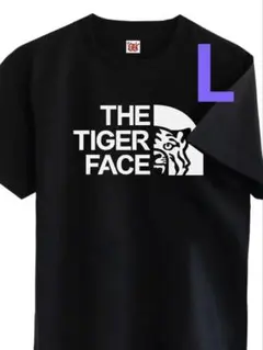 阪神タイガース　応援 Tシャツ　応援グッズ　THE TIGER FACE 黒