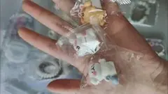 樹脂粘土 クマ型キャラクター 3個セット