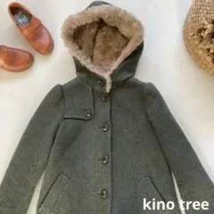 フランシュリッペモコモコフードオリーブコートサイズM