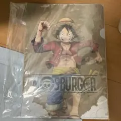 ワンピース　モスバーガー　クリアファイル