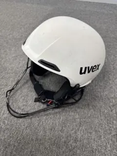 お値下げ！USED UVEXアルペンヘルメットチンガード付53-54cm お値下げ！USED UVEXアルペンヘルメットチンガード付53-54cm