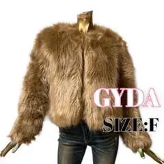 ⭐️E40⭐️ GYDA ♥ 大人綺麗 ノーカラー フェイクファーコート