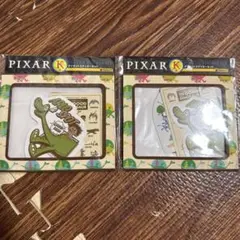 ハッピーくじ ピクサー アーロと少年 K賞 ダイカットステッカーセット 2個