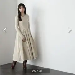本日のみ値下げ　新品　ナチュラルビューティベーシック　タフタドッキングワンピース