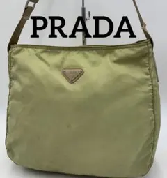 ※PRADA プラダ ショルダーバッグ 肩かけ ナイロン プレート オシャレ