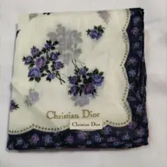 Christian Dior 花柄ハンカチ