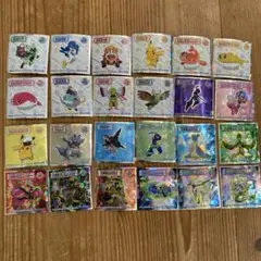 ポケモン　ウエハースチョコシール 全24枚　コンプセット