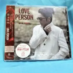 貴重レア B2大 ポスター　徳永英明　LOVE PERSON LOVE PERSON [初回限定LOVE PERSON MY BEST-ORIGINAL-盤][CD