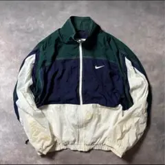 O53古着00s NIKE ナイロンジャケット 短丈 XXL