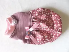 ★胴３４ｃｍ★お花いっぱいのバルーン風ワンピース