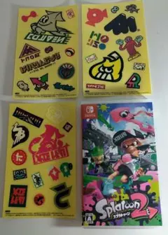 ニンテンドースイッチ スプラトゥーン2 ステッカー付き