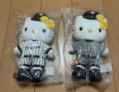 阪神タイガース×ハローキティ ぬいぐるみ　平和堂タグ付
