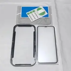iPhone 6.1インチ 液晶画面保護フィルム 黒フチ 貼り付けガイド付き