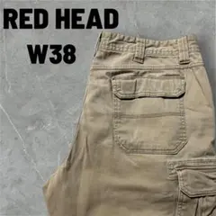 RED HEAD 極太 ビックサイズ ワークパンツ W38