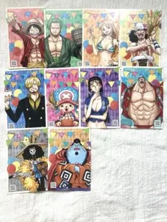 ワンピース　麦わらストア10周年記念　ポストカード全種セット