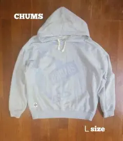 CHUMS　フロントBig boobyプリント　パーカー　Ｌsize