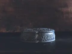 ヴィンテージ フラワー&ハートモチーフ ジュエリーボックス アンティーク