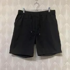 roshell ショートパンツ　短パン　黒　綿100% 薄手　スポーツa2245