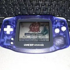 ゲームボーイアドバンス クリアブルー 本体