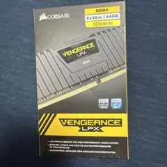CORSAIR DDR4 64GB(32GB×2) VENGEANCE LPX