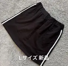 Doublefocus サイドラインミニスカート黒L新品