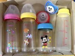 pigeon ミッキーマウス 哺乳瓶 4本セット