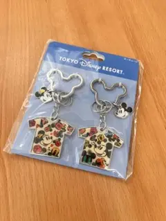 ディズニー　ペア　キーホルダー