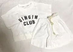 【新品】セットアップ　100サイズ　ホワイト