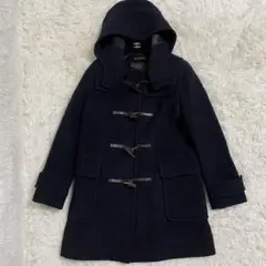 マッキントッシュ ダッフルコート 牛革トグル ネイビー M