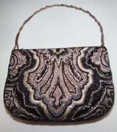 Last. Price. ビーズ刺繍 21.5cm×15cm クラッチバッグ